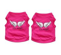 Toddmomy 2pcs Dog Grooming Top Costume Dog Vest Summer Pet Clothes Cool Vest Pet Shirt Fashion Design