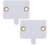 Toddmomy 2pcs Door Light Switch Cabinet Mechanical Door Control Switch with Button Electrical Off Closet Light for Wardrobe Pantry Cupboard Installation