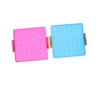 Toddmomy 2pcs Double Sided Geoboard for Educational Plastic Pegboard for Math and Geometry Learning Classroom Tool for Engaging Lessons and Versatile Teaching