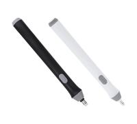 Toddmomy 2pcs Electric Eraser for Sketch Artists and Professionals Lightweight Plastic Electronic Eraser with Precise Erasing Function for Detailed Art Projects and Drawing, Requires 2 X
