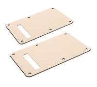 Toddmomy 2pcs Electric Guitar Backplate Pickguard Accessory Tremolo Cavity Cover Plate for Replacement Guitar Items Musical Instrument