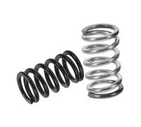 Toddmomy 2pcs Electric Guitar Tremolo Bridge Springs Smooth Tension Replacement Accessory for Jazz and Bass Guitars Black and Silver Options Easy Installation Accurate Pitch Control