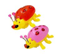 Toddmomy 2pcs Electric Ladybird for Safe Educational Hanging Smooth Edges Sensory Cartoon Insect Early Learning