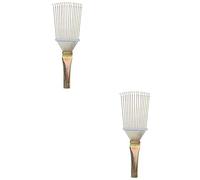 Toddmomy 2pcs Equestrian Deshedding Tool Horse Hair Brush Cattle Hair Rake Pet Cleaning Brush Craftsmanship