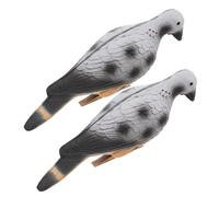 Toddmomy 2pcs Eva Foam Archery Dove Targets - Realistic Pigeon-shaped Shooting Decoys for Hunting Training - Soft Foam Archery Supply for Outdoor Shooting Practice