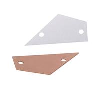 Toddmomy 2pcs Fingerboard Fret Measuring Ruler for Guitar String Action Ruler Instrument Tool for Guitar String Tool for Instrument Repair and Musician Equipment Neck for Neck Adjustments