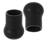 Toddmomy 2pcs Fishing Rod Butt Cap Rubber Protector 18mm Inner Diameter, Non-slip Tight Seamless Coverage, Easy Removal for River Fishing and DIY Rod Repairs