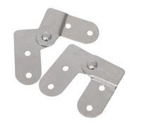 Toddmomy 2pcs Folding Ladder Hinges Replacement Kit for Pull Down Attic and Step Ladders Iron Construction Easy Installation Suitable for Single Double Telescoping
