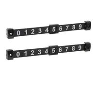 Toddmomy 2Pcs Foosball Score Counter Table Football Scoring Unit PP Material Read White Numbers Compact for Standard Football Games and Soccer Tables