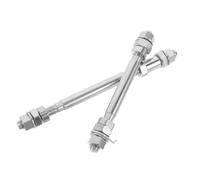 Toddmomy 2pcs Front and Rear Axle Shaft Steel Silver Quick Release for Mountain Bike and Rear Bike Wheel