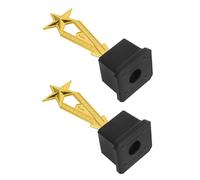 Toddmomy 2pcs Golden Star Trophy Award for Mini Cheer Trophy for School Dance Singing Speech Sports Competitions and Kindergarten Celebrations