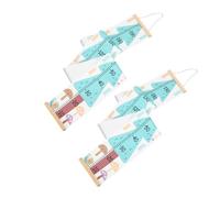 Toddmomy 2pcs Growth Chart Wall Hanging Height Measurement Ruler with Green Christmas Tree Pattern for Nursery Room Height Tracking and Growth Chart Decoration