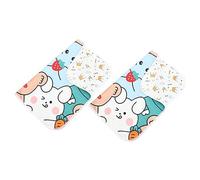 Toddmomy 2pcs Hamster Cage Liner Pet Training Mats Guinea Pig Liner Washable Hamster Pee Pads