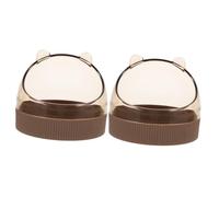 Toddmomy 2pcs Hanging Rat Bowl Acrylic Chinchilla Bowl Household Hamster Accessory Durable Material Prevent Spill