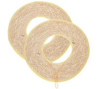 Toddmomy 2pcs Hard Hat Sun Shade Wide Brim Wheat Straw Visor for Construction Workers Outdoor Site Building Helmet Sun Visor to Block Sunlight and Prevent Sunburn Lightweight Random Color