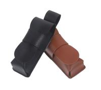 Toddmomy 2pcs Harmonica Case Leather Instrument Storage Bag Travel Harmonica Pouch Fake Leather Sturdy Portable Scratch for Beginners