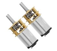 Toddmomy 2pcs High Torque Micro Reduction Motor Metal Dc Geared Motor for Rc Cars Robotics DIY Model Replacement Parts