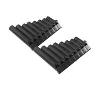 Toddmomy 2pcs Instrument Pan Pipes Pan Flute Pipe Panpipes for School Musical 8hole Pan Flute Pan Flute Pan Flute for Play Beginner Pan Flute Black