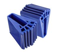 Toddmomy 2pcs Ladder Foot Pads Non-Slip Protective Covers Ladder Feet Replacement for Telescoping Step and Extension Blue Anti-Slip Stabilizer Cushion