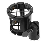 Toddmomy 2pcs Microphone Shockproof Stand Rack Durable Wear Resistant Mic Bracket for Easy Installation Compatible with Microphones for Conference Rooms Churches and Streaming