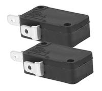 Toddmomy 2pcs Microwave Oven Microswitch Normally Open Home Appliance Replacement and Micro Limit Switch for Microwave Turntable Coupler and Door Contacts Easy Installation and Compact