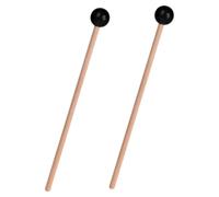 Toddmomy 2pcs Mini Ethereal Drumsticks Wood Handle Tongue Drum Mallets Steel Drum Mallets for Percussion Instruments Small Size Performance Drumsticks for Musical Use