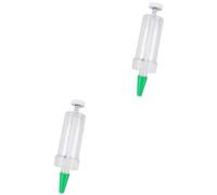 Toddmomy 2pcs Mini Seed Planter 12cm Plastic Handheld Sower for Gardening | Precision Dispensing, Spring Plunger Action, Lightweight Build, for Small round Pelleted Seeds