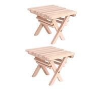 Toddmomy 2pcs Miniature Wooden Table Models Decor Aesthetic Little Table Living Decoration Home Office Decor Adornment Fine Craftsmanship