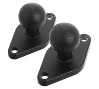 Toddmomy 2pcs Motorcycle Phone Mount Ball Joint Adapter with Metal Base, Stable and Reliable Phone Holder for Rearview Mirror, Flexible Adjustment Motorcycle Accessories for Secure Mobile