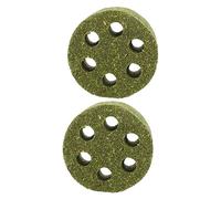 Toddmomy 2pcs Natural Chewing Toy Rabbit Guinea Pig Teething Toys for Hamsters Chinchillas