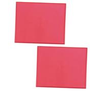 Toddmomy 2pcs Pet Feeding Mat Non- Cat Food Pad for Dogs and Cats Easy to Clean and Floors from Food Scatter for Home Use