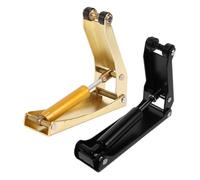 Toddmomy 2PCS Piano Slow Fallboard Hydraulic Buffer Non-marking Soft Close Decelerator with Easy Installation Gold Black for Keyboard Cover Protection and Safety