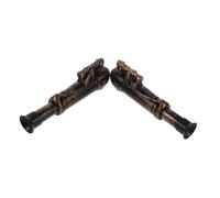Toddmomy 2pcs Pirate Monocular Telescope Retractable Handheld Spyglass for Dress Up Party Favors Lightweight Plastic Role Play Accessories