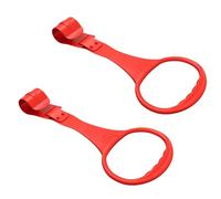 Toddmomy 2pcs Playpen Pull up Rings for Toddlers Plastic Walking Helper Exercise Tool Hanging Rings for Nursery Play Area to Prevent Falls