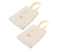 Toddmomy 2pcs Portable Diaper Wipes Dispenser Refillable Wet Dry Holder for Travel Nursery Bathroom Lightweight Pouch for Convenient Cleanliness the Go