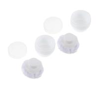 Toddmomy 2pcs Portable Powder Puff with Case and Ergonomic Design Plastic Powder Container with Lint-Free Soft Puff for On-the-go Use and Outdoor Activities