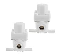 Toddmomy 2pcs Pressure Reducing Valve for Reverse Osmosis Filter and House Water Pressure Regulators, Universal Compatibility with Plastic and Metal Construction, Easy Installation for Home