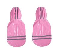 Toddmomy 2pcs Rain Coats for Dogs Pet Rain Slicker Lightweight Durable Fashion Hooded