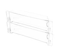 Toddmomy 2pcs Range Hood Oil Collecting Cups Plastic Square Clip-on Oil Catcher for Kitchen Ventilator Accessories Smoke Exhaust Compatible with Cooker Hood Filters