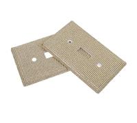 Toddmomy 2pcs Rhinestone Light Switch Cover Plate, Golden Decorative Wall Plates for Kitchen Bathroom Bedroom, Bling Toggle Switch Guard with Shiny Crystal Accent