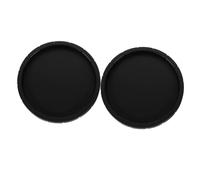 Toddmomy 2Pcs Round Reptile Food Bowl Durable Pet Supplies for Animals Easy to Crawler Feeding Dish for Tortoises Lizards and Other Pets Black
