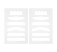 Toddmomy 2pcs Router Templates, Acrylic Charcuterie Board Handle Template, Clear Cut Board Handle Tracing Stencils Cut Guide Tools for Kitchen 11.8x7.7x0.2 Inch