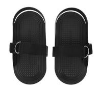 Toddmomy 2pcs Rowing Machine Fixed Pedals Plastic Foot Pedals Sturdy High Wear-resistant Materials Quick-detach Mechanism for Home Workouts Gym Environments