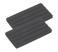 Toddmomy 2pcs Rubber Drum Guards Bass Drum Hoop Guard Wear Resistance Concise and Simple Design Black Anti-slip Pads for Bass Hoop Protection Suitable for Students and Professional Players