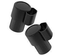 Toddmomy 2pcs Sax End Plugs Alto Saxophone Neck Plug Black Plastic Quick Installation Protects Saxophone from Damage on The Go and Home Use