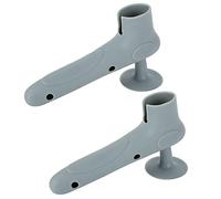 Toddmomy 2Pcs Silicone Door Handle Covers with Suction Cups Noise-Free Door Knob Protectors for Wall and Child .71X3.74X1.57 Inches