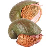 Toddmomy 2pcs Simulation Snail Figurines Educational Model for Realistic Fake Animal Figures Snail Decoration for Learning for Gardens and Playtime