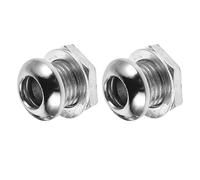 Toddmomy 2pcs Snare Drum Vent Screws Steel Silver Universal Compatibility Secure Ventilation Performance Drum Kit Screws Replacement Parts Repair Random Color