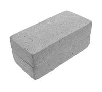 Toddmomy 2pcs Soft Foam Bricks for Halloween Prank Realistic Lightweight Construction Props Safe Stage Performance Blocks Grey Faux Wall Tiles for Haunted House Decorations
