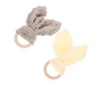 Toddmomy 2pcs Soothing Towel Security Blanket for Newborns Teether Toys Colic Relief for Sleeping and Sensory Play